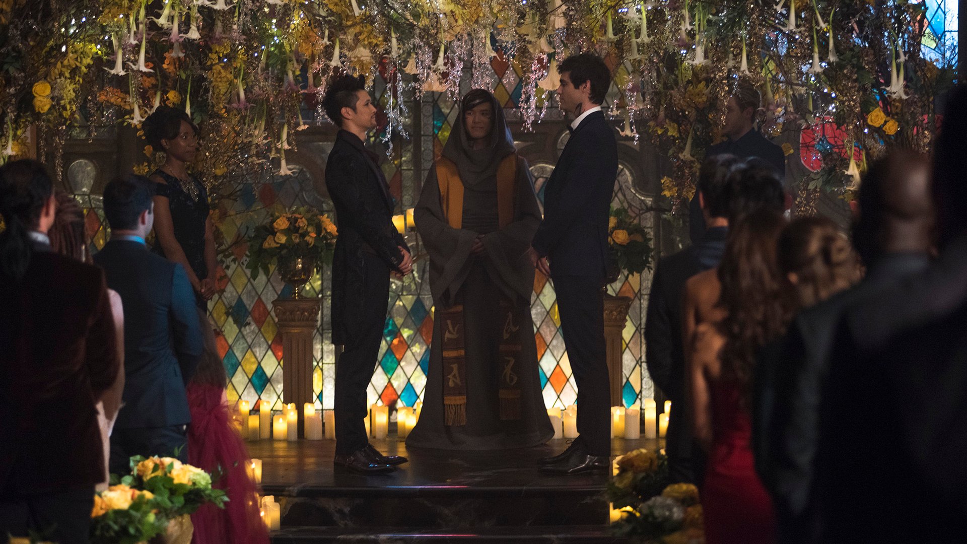 Harry Shum Jr. and Matthew Daddario, Shadowhunters