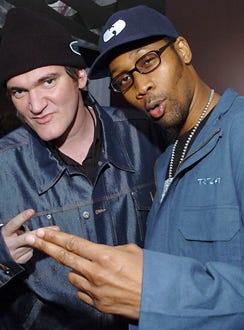 Quentin Tarantino and RZA - The 47th Annual GRAMMY Awards -2005