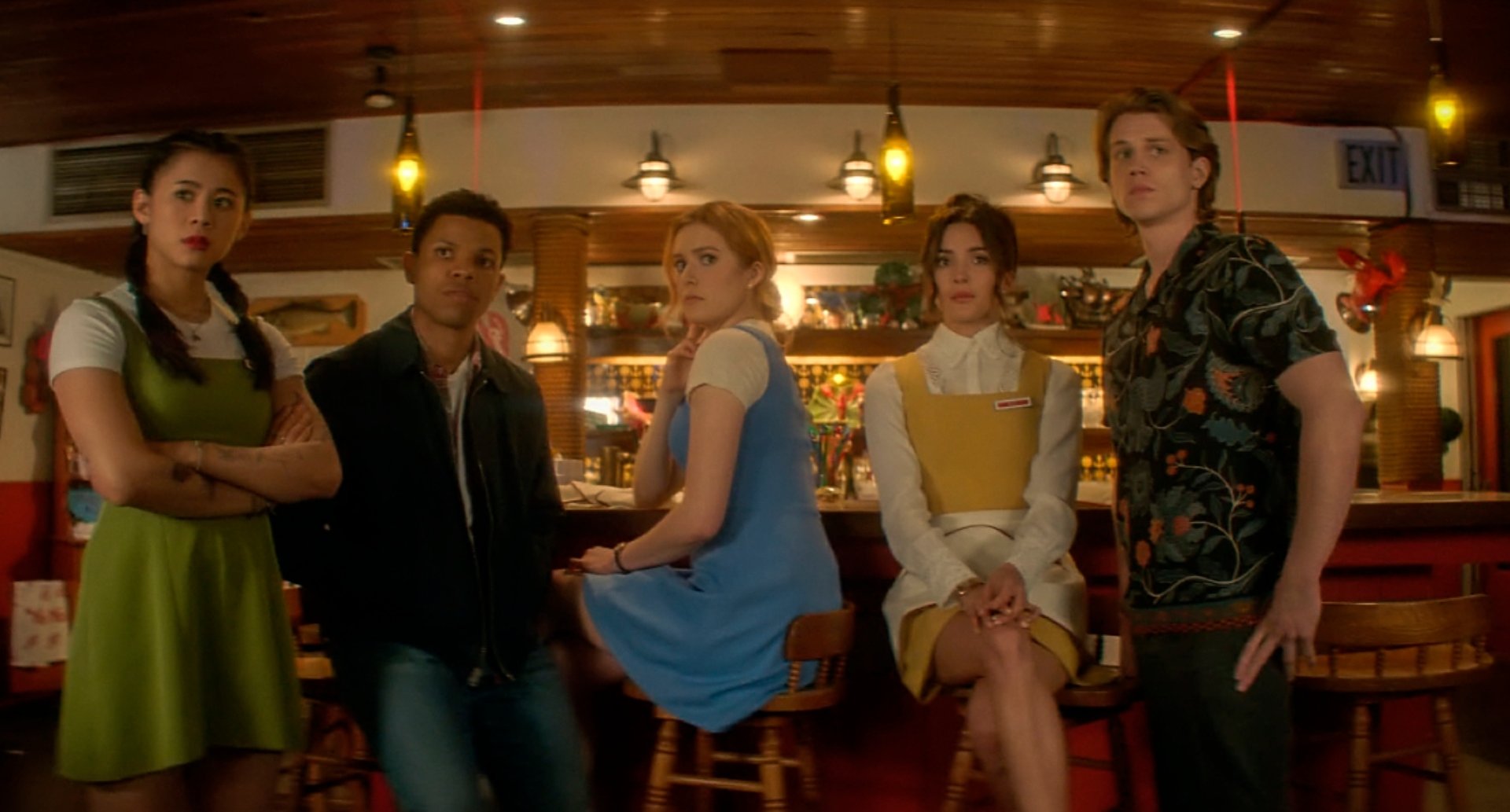 Leah Lewis, Tunji Kasim, Kennedy McMann, Maddison Jaizani, and Alex Saxon, Nancy Drew