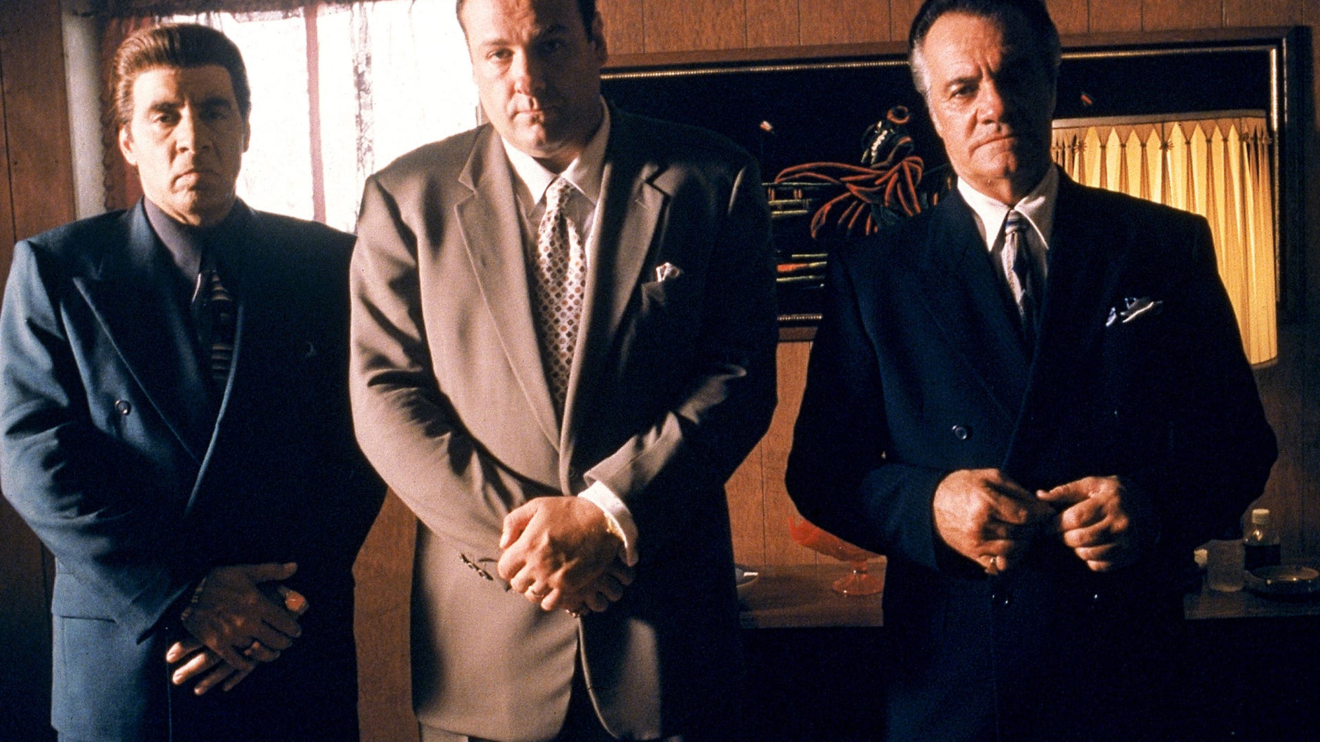 ​Steven Van Zandt, James Gandolfini and Tony Sirico, The Sopranos