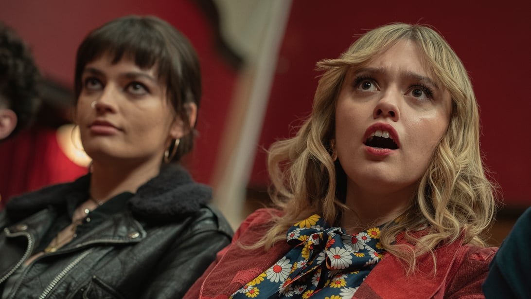 Aimee Lou Wood and Emma Mackey, Sex Education