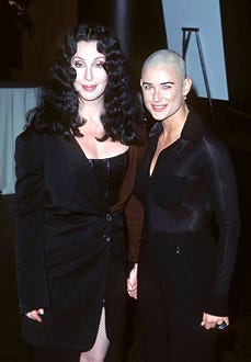 Cher and Demi Moore - "If These Walls Could Talk" HBO premiere, Oct. 1996