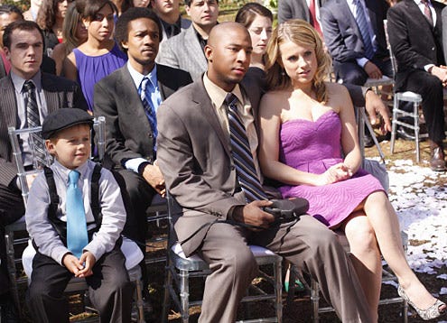 One Tree Hill - Season 6 - "Forever and Almost Always" - Jackson Brundage as Jamie, Antwon Tanner as Skills and Allison Munn as Lauren