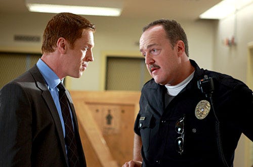 Life - Season 2, "Not For Nothing" - Damian Lewis as Charlie Crews, Brent Sexton as Bobby Stark
