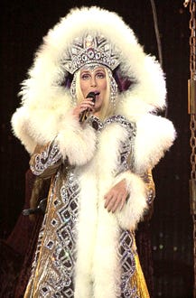 Cher- in concert at the Anaheim Pond, Aug. 2002