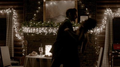 Michael Malarkey and Kat Graham, The Vampire Diaries