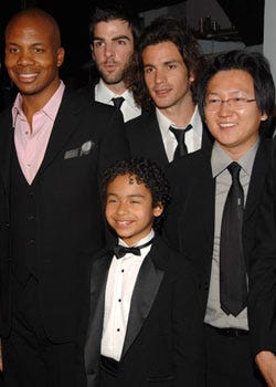 Leonard Roberts, Zachary Quinto, Santiago Cabrera, Masi Oka and Noah Gray-Cabey - 5th Annual TV Land Awards, April 14, 2007