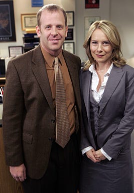 The Office - Season 4 Finale, "Goodbye Toby" - Paul Lieberstein as Toby, Amy Ryan as Holly