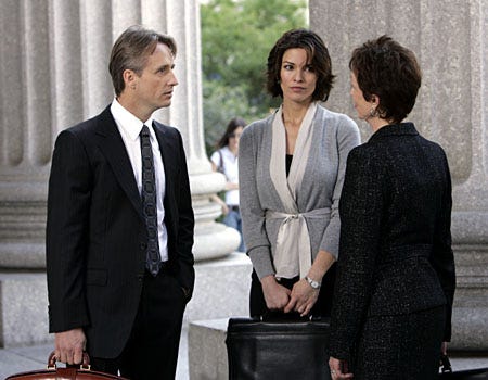 Law & Order - Season 19, "Zero" - Linus Roache as Michael Cutter, Alana De La Garza as Connie Rubriosa