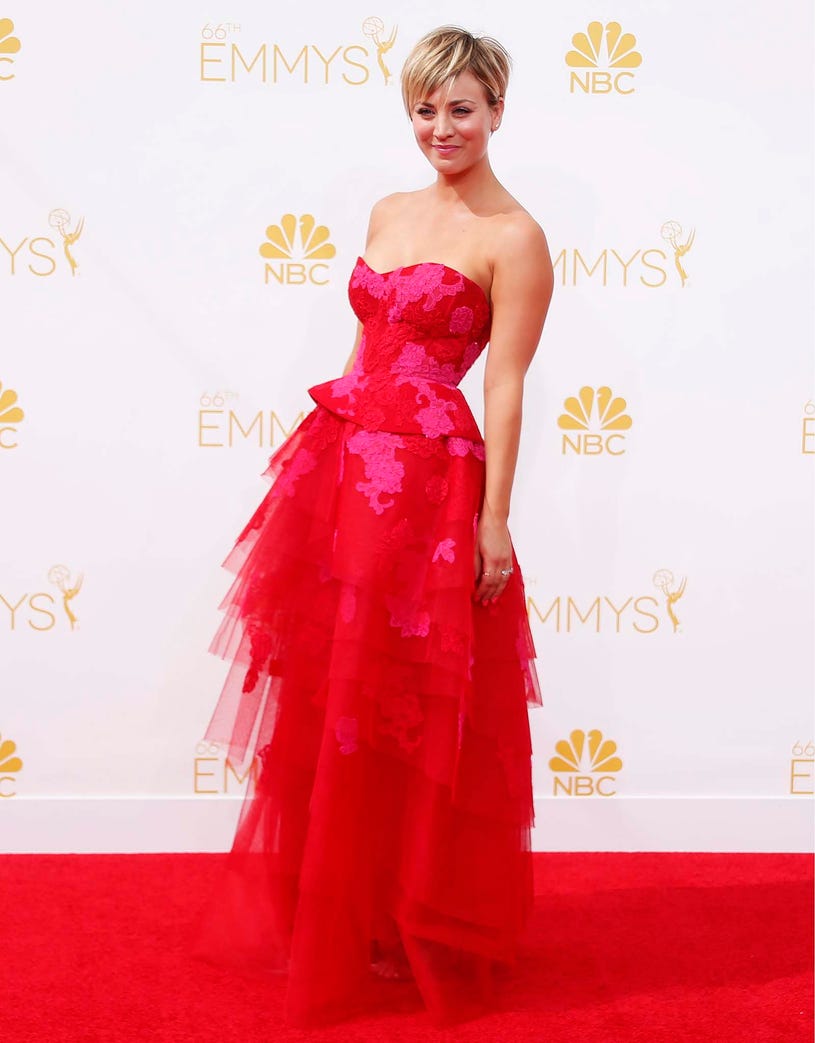 Kaley Cuoco-Sweeting - 66th Primetime Emmy Awards in Los Angeles, California, August 25, 2014