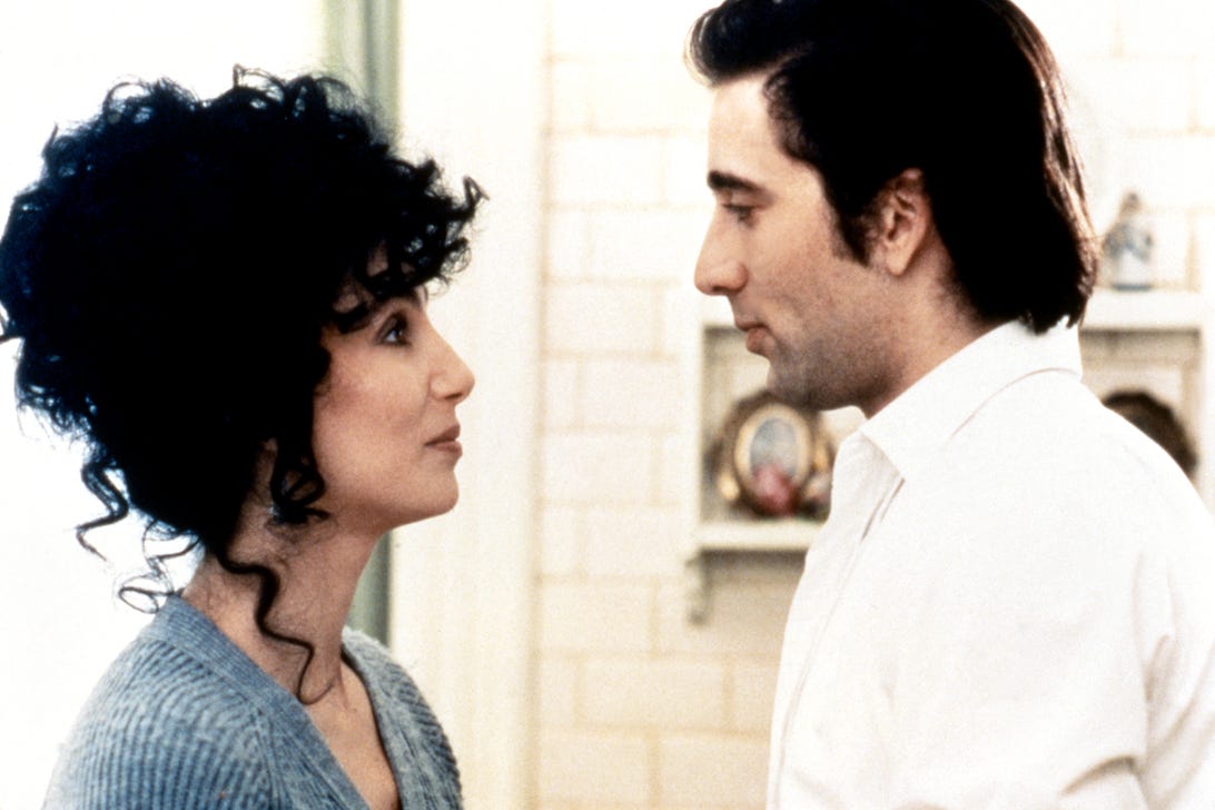 Cher and Nicolas Cage, Moonstruck