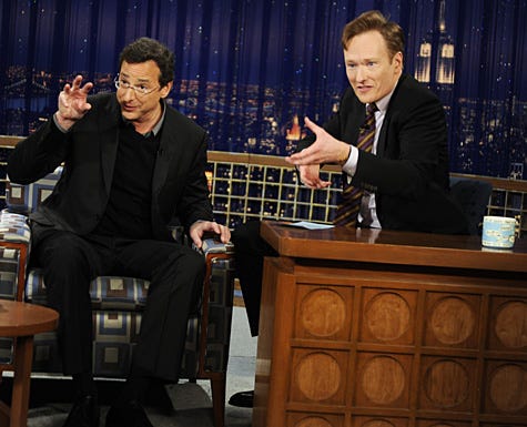 Late Night with Conan O'Brien - Bob Saget, Conan O'Brien - Feb. 16, 2009