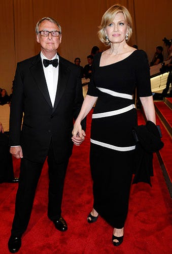 Mike Nichols and Diane Sawyer - attend the Metropolitan Museum of Art's 2010 Costume Institute Gala, New York City, April 4, 2010