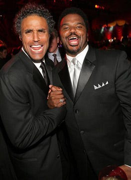 Rick Fox and Craig Robinson - TV Guide post-Emmy Awards party, Sept. 16, 2007