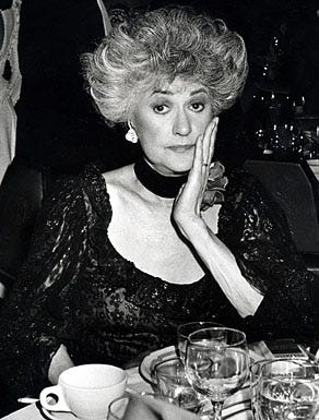 Bea Arthur - 35th Annual Tony Awards party, New York City, June 7, 1981