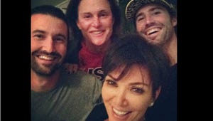 Kris Jenner Posts Happy Photo with Bruce Jenner and His Sons