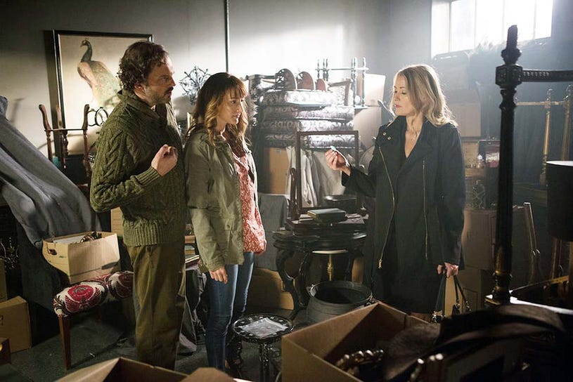 Grimm - Season 4 - "The Last Fight" - Silas Weir Mitchell, Bree Turner and Louise Lombard
