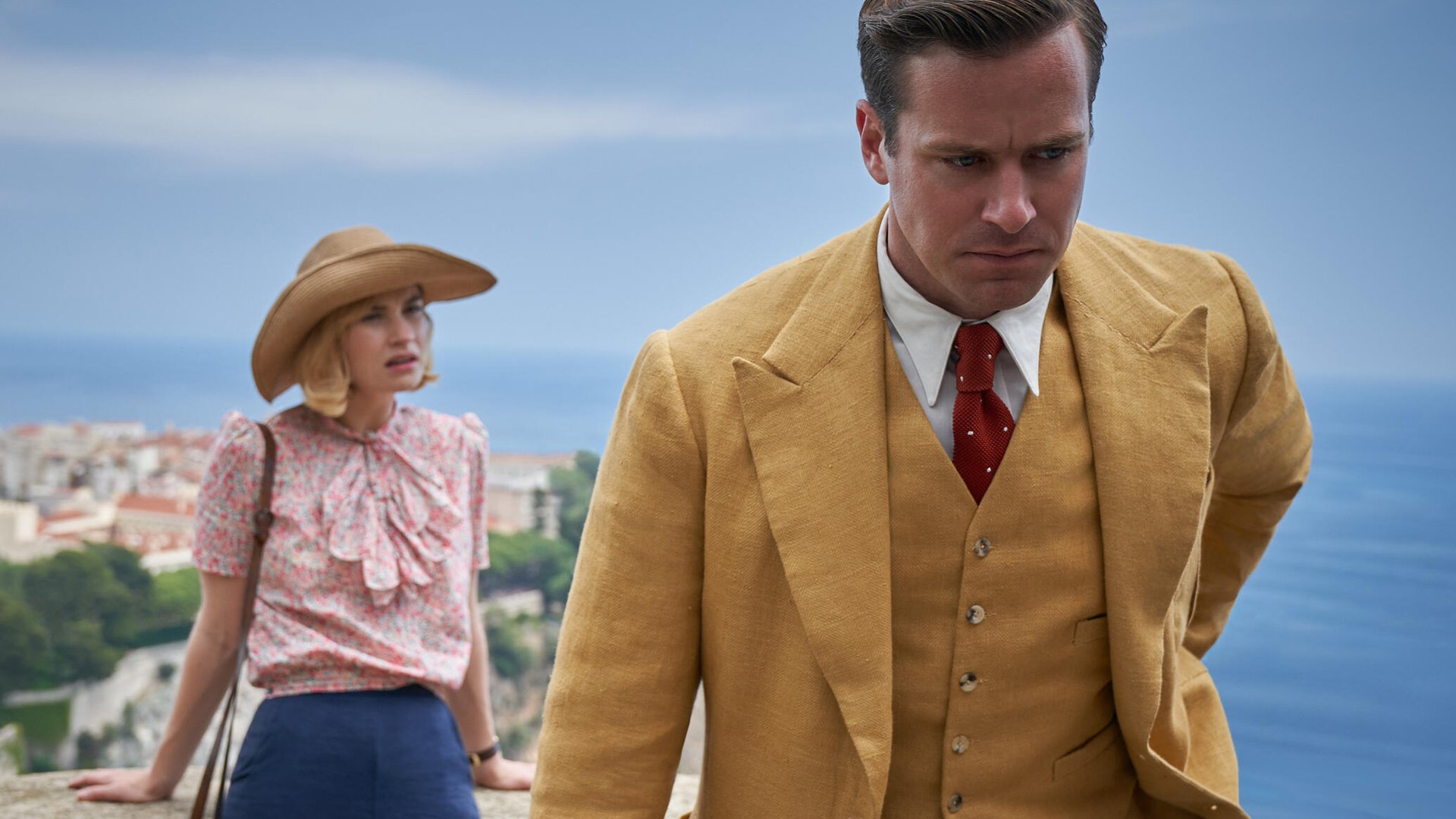 Lily James and Armie Hammer, Rebecca