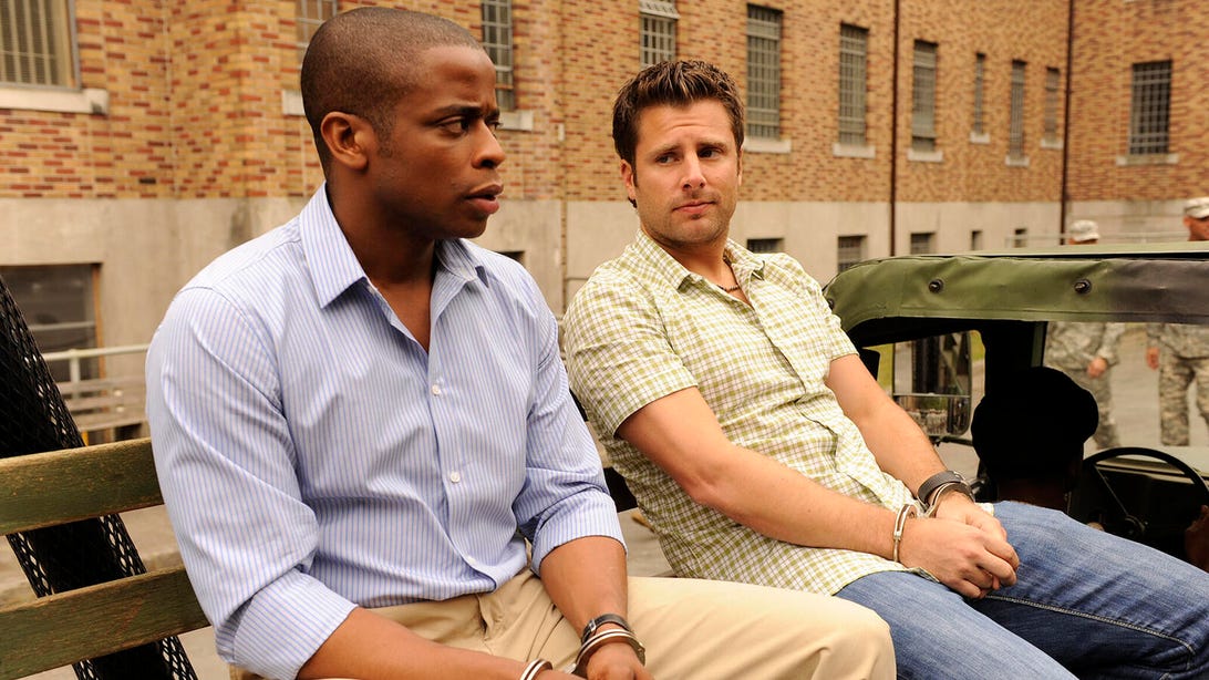 Dule Hill and James Roday, Psych