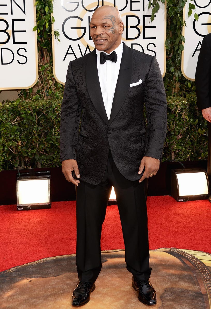 Mike Tyson - 71st Annual Golden Globe Awards in Beverly Hills, California, January 12, 2013