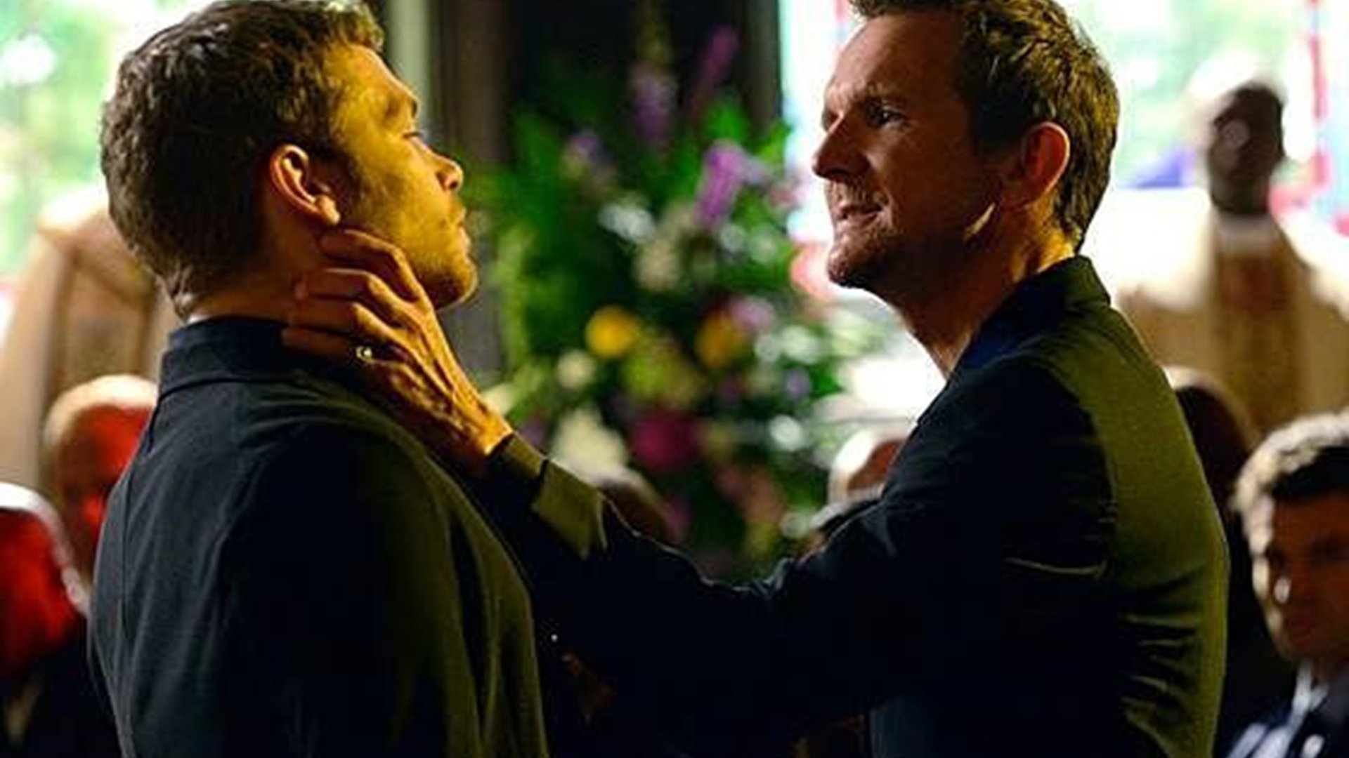 Joseph Morgan and Sebastian Roche, The Originals