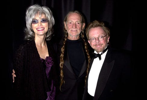Emmylou Harris, Willie Nelson and Paul Williams - The Songwriters Hall of Fame Awards, June 2001