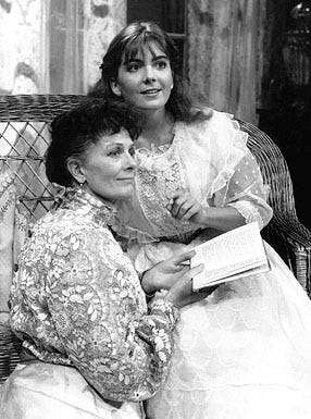 Vanessa Redgrave and Natasha Richardson - starring in a West End production of Chekov's "The Seagull", London, England, 1986