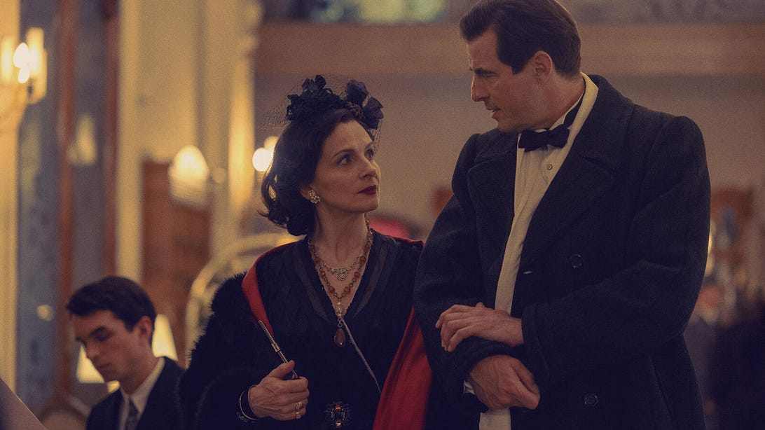 Juliette Binoche and Claes Bang, The New Look
