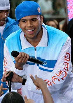 Chris Brown - Performs on NBC's Today Show Summer Concert Series at Rockefeller Center in New York City, August 31, 2007