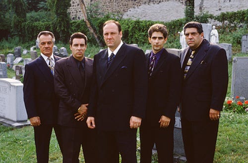 The Sopranos - Season 1 - Tony Sirico, Steven Van Zandt, James Gandolfini, Michael Imperioli, Vincent Pastore
