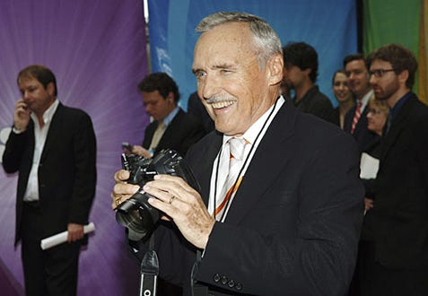 Dennis Hopper - The 2005/2006 NBC UpFronts in New York City, May 16, 2005