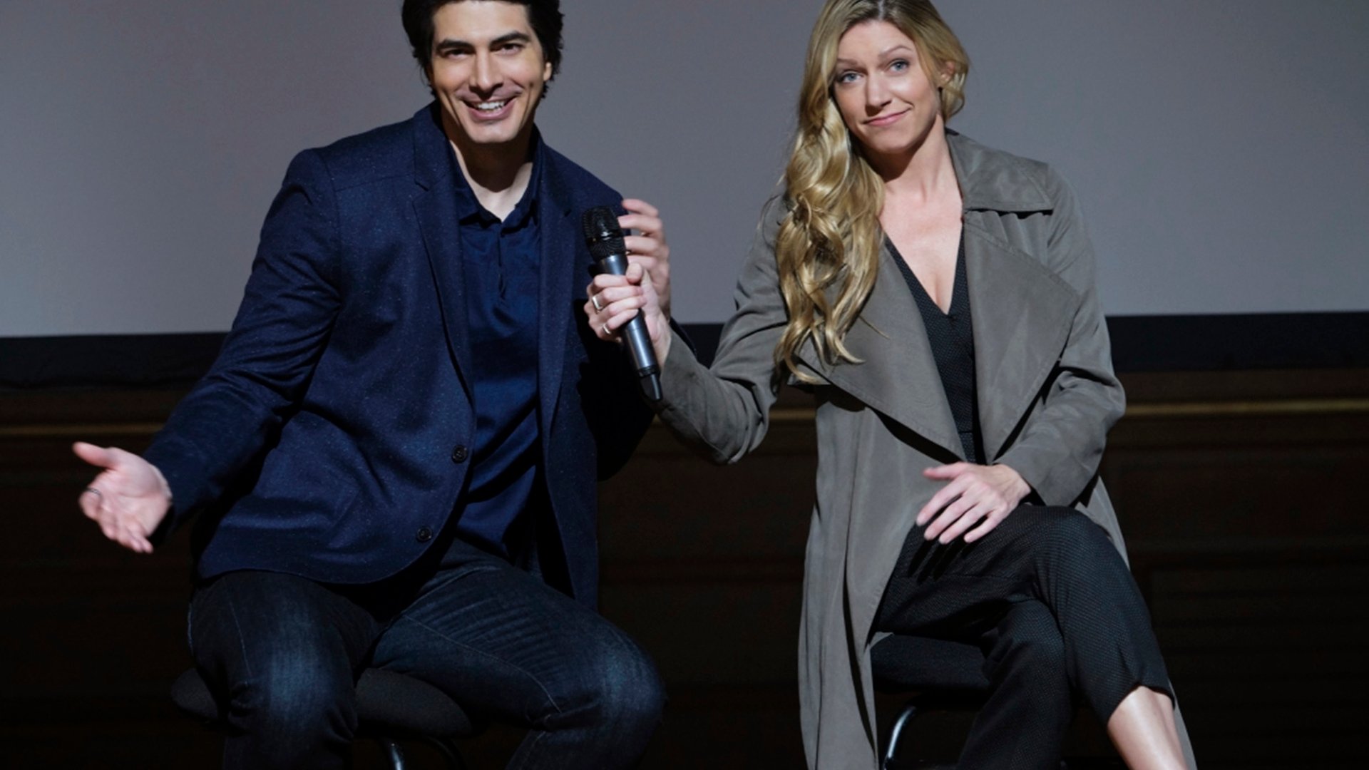 Brandon Routh and Jes Macallan, DC's Legends of Tomorrow