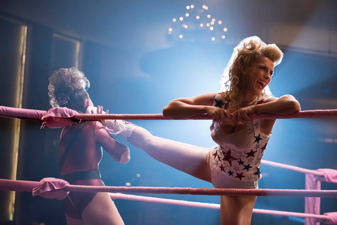 Alison Brie and Betty Gilpin, GLOW
