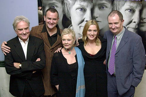 Richard Eyre, Hugh Bonneville, Judi Dench, Kate Winslet and Jim Broadbent - Iris Premiere - New York City - 2001