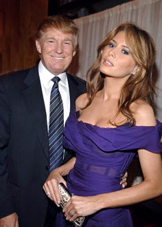 Donald Trump and Melania Trump - 2005