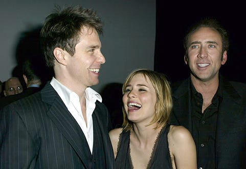 Sam Rockwell, Alison Lohman and Nicolas Cage - The 2003 Toronto International Film Festival "Matchstick Men" after party, September 5, 2003