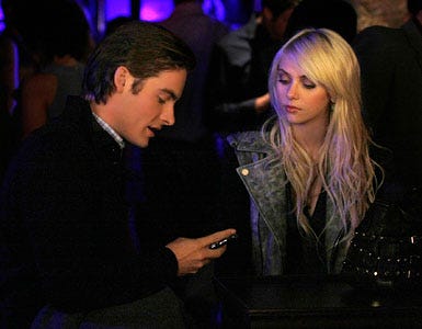 Gossip Girl - Season 3 - "The Last Days of Disco Stick" - Kevin Zegers as Damien and Taylor Momsen as Jenny
