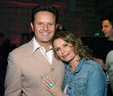 Mark Burnett and Roma Downey - CBS and UPN Winter Press Tour Party