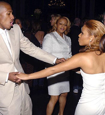 Nick Cannon and Christina Milian - The "Be Cool" Los Angeles premiere, February 15, 2005