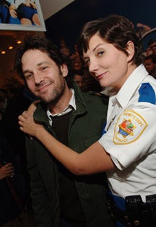 Paul Rudd and Kerry Kenney-Silver - Special Screening of "Reno 911!: Miami", Feb. 2007