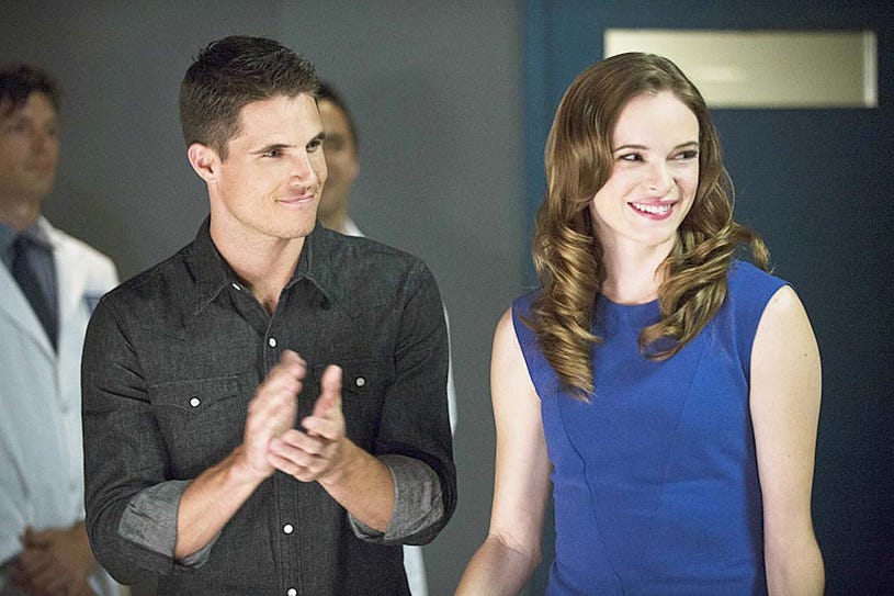 The Flash - Season 1 - "Things You Can't Outrun" - Robbie Amell and Danielle Panabaker