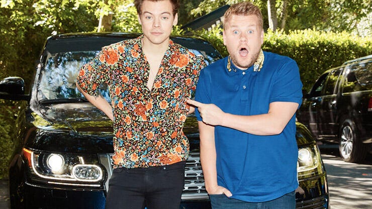 ​Harry Styles and James Corden, The Late Late Show