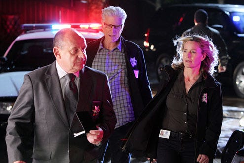 CSI - Season 12 - "CSI Unplugged" - Paul Guilfoyle, Ted Danson, Elisabeth Shue