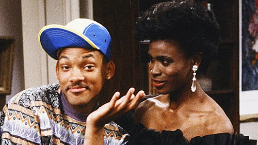 Will Smith as William 'Will' Smith and Janet Hubert as Vivian Banks, Fresh Prince