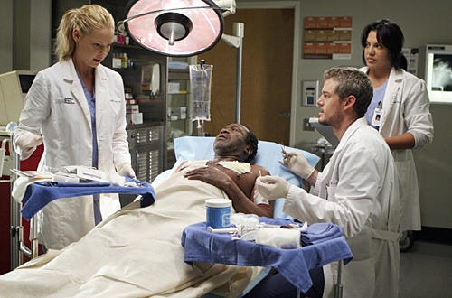 Grey's Anatomy - Season 4 - "Love/Addiction" - Katherine Heigl, Ben Vereen, Eric Dane, Sara Ramirez