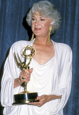 Bea Arthur - 40th Annual Emmy Awards, Pasadena, CA, August 28 - 1988