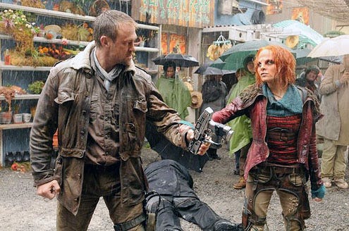Defiance - Season 1 - "Past is Prologue" - Grant Bowler and Stephanie Leonidas