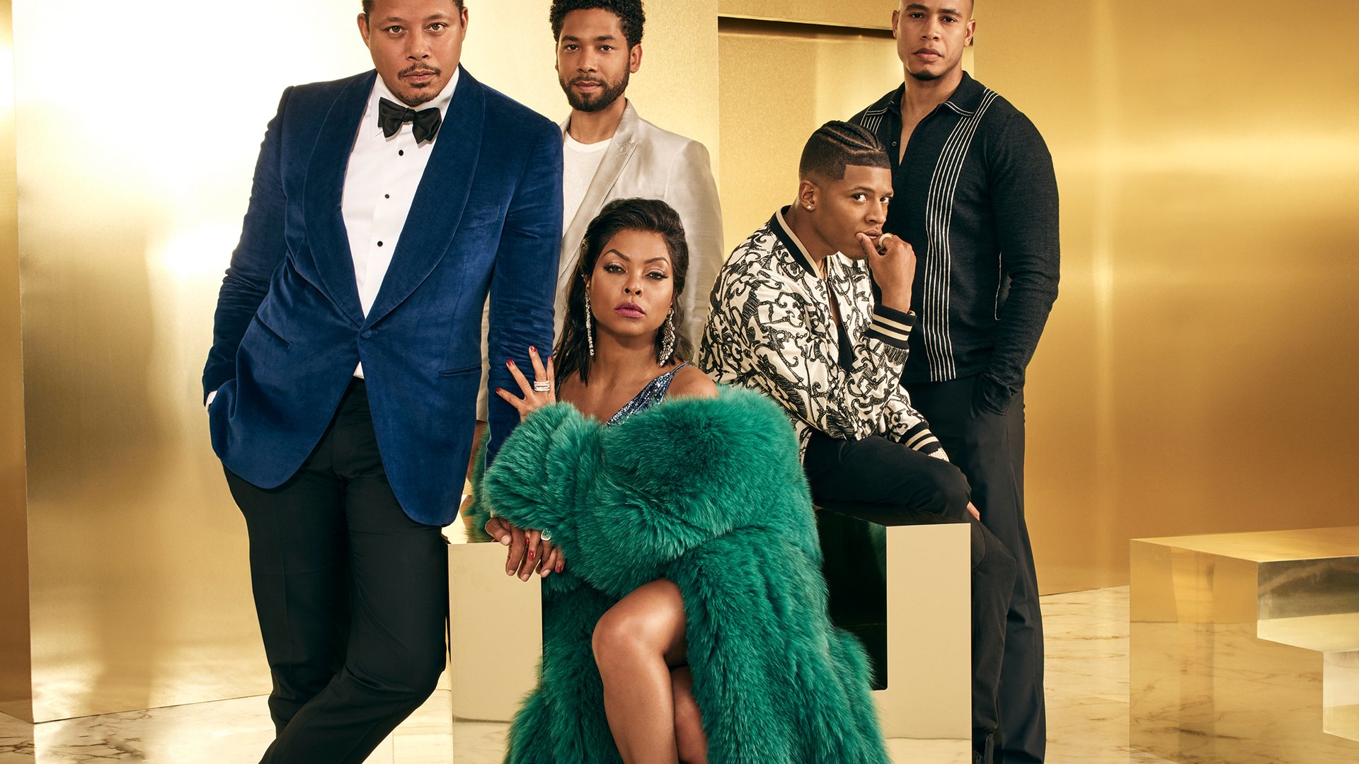 Terrence Howard, Jussie Smollett, Bryshere Gray, Trai Byers and Taraji P. Henson, Empire