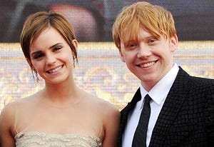 Harry Potter's Rupert Grint: Kissing Emma Watson Was "Quite a Hard Thing to Do"