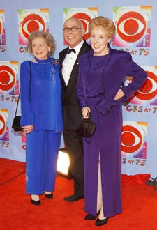 Betty White, Gavin Macleod and Georgia Engel - CBS at 75 in New York City, November 2, 2003